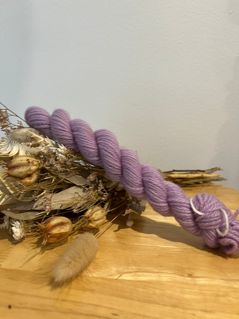 Lavender 20g - 8ply - Polwarth Non-Super Wash