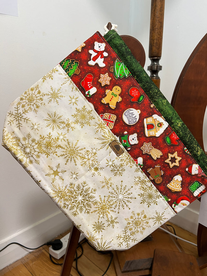 Jellybean Fibres Project Bag - Christmas