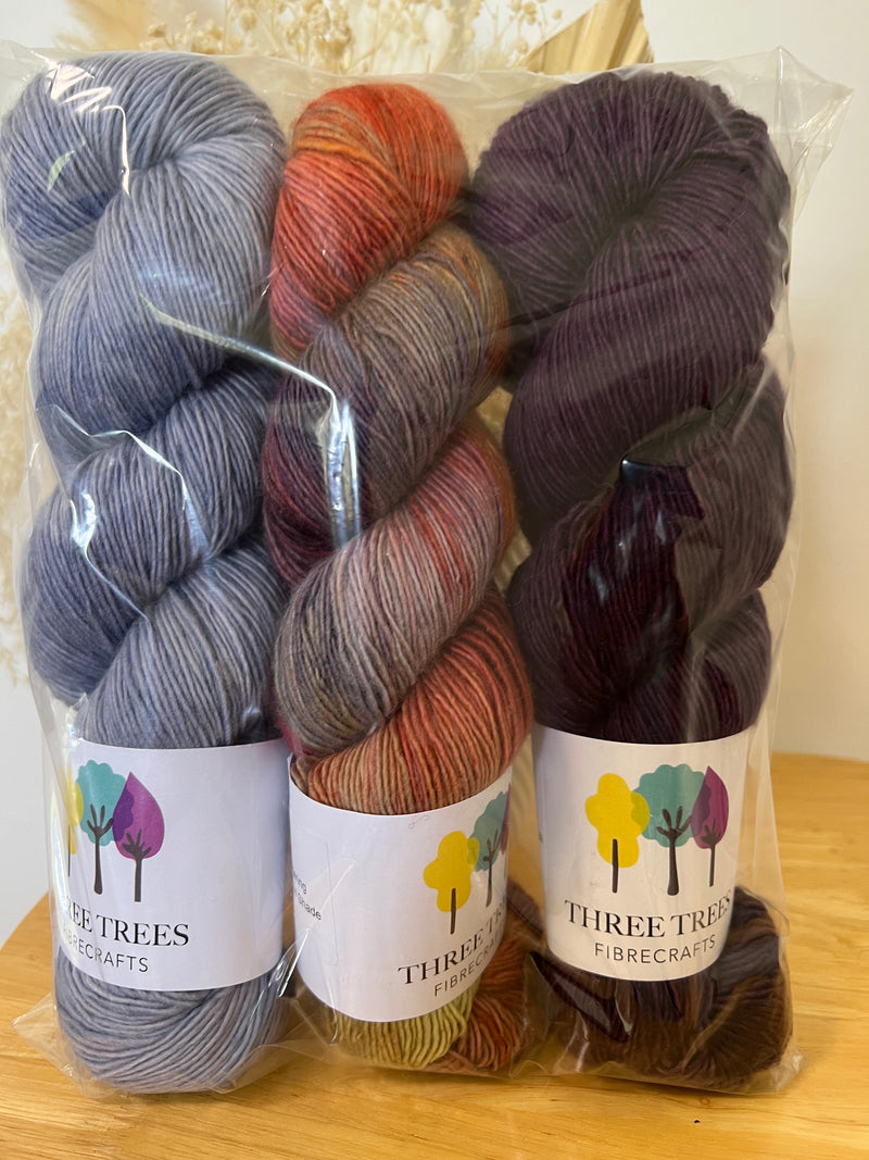 Siren Singles 3pc - Shadow, Leaf Litter, Lavender Blue