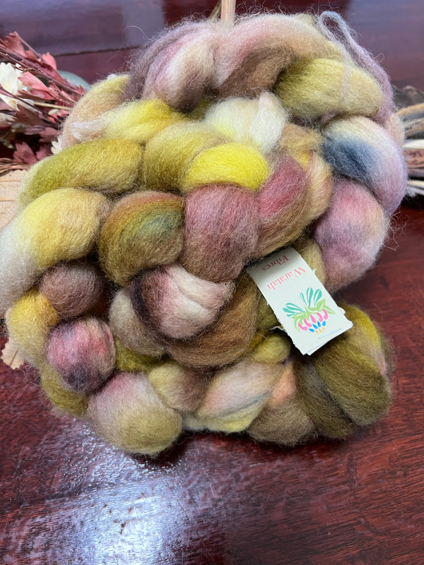 Handdyed Coloured Merino + Corridale Type Wool Tops
