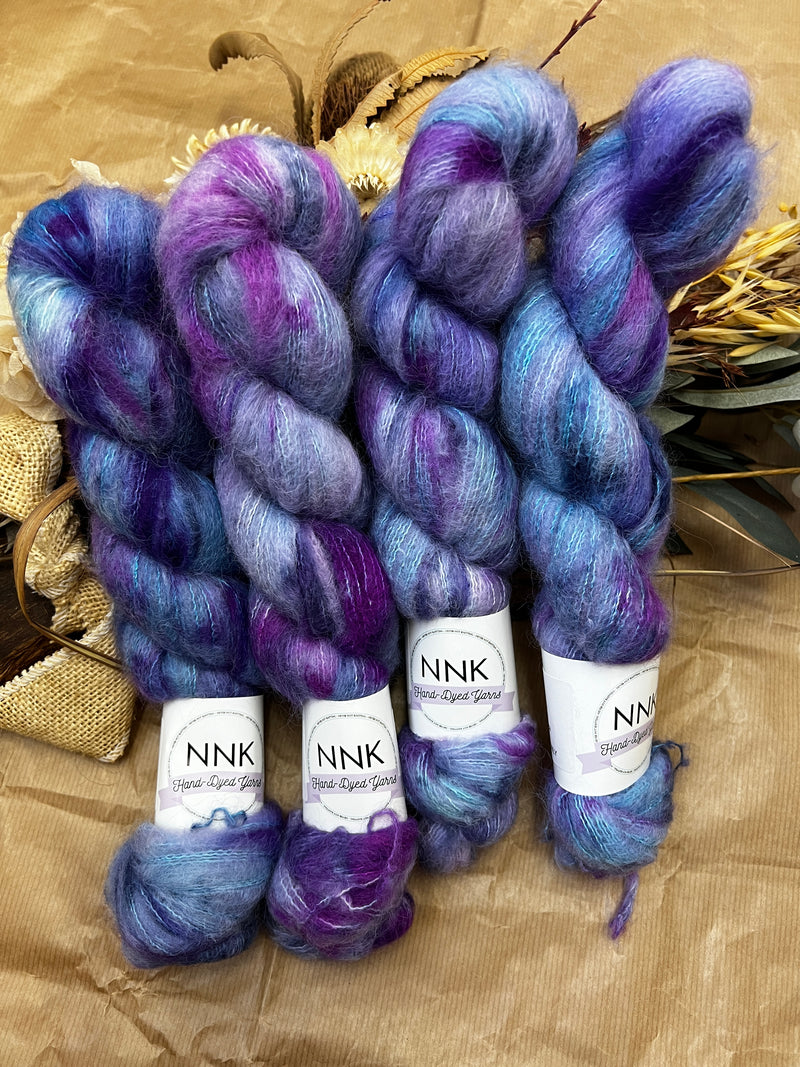 Purple Rain - Laceweight Suri Alpaca Silk