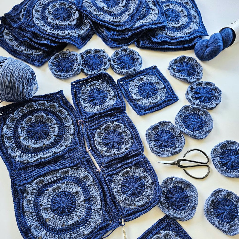 Malachite Granny Square Scarf with Shelley Husband - 15th November 2024 1pm - 4pm