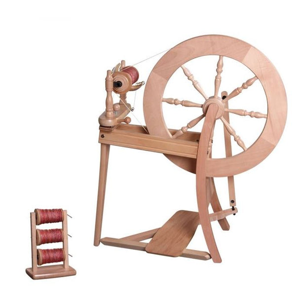 Traditional Spinning Wheel Single Drive Lacquered (TDSWL)