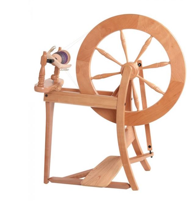 Traditional Spinning Wheel Double Drive Lacquered (DDSWL)