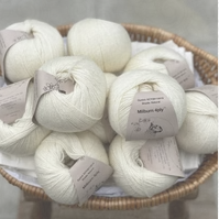 Natural - Milburn 4ply BFL/Silk