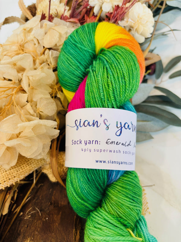 Emerald Rainbow- Sian's Yarns