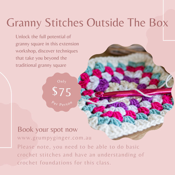 Granny Stitches Outside The Box Saturday 24th May 9.30am-12.30pm