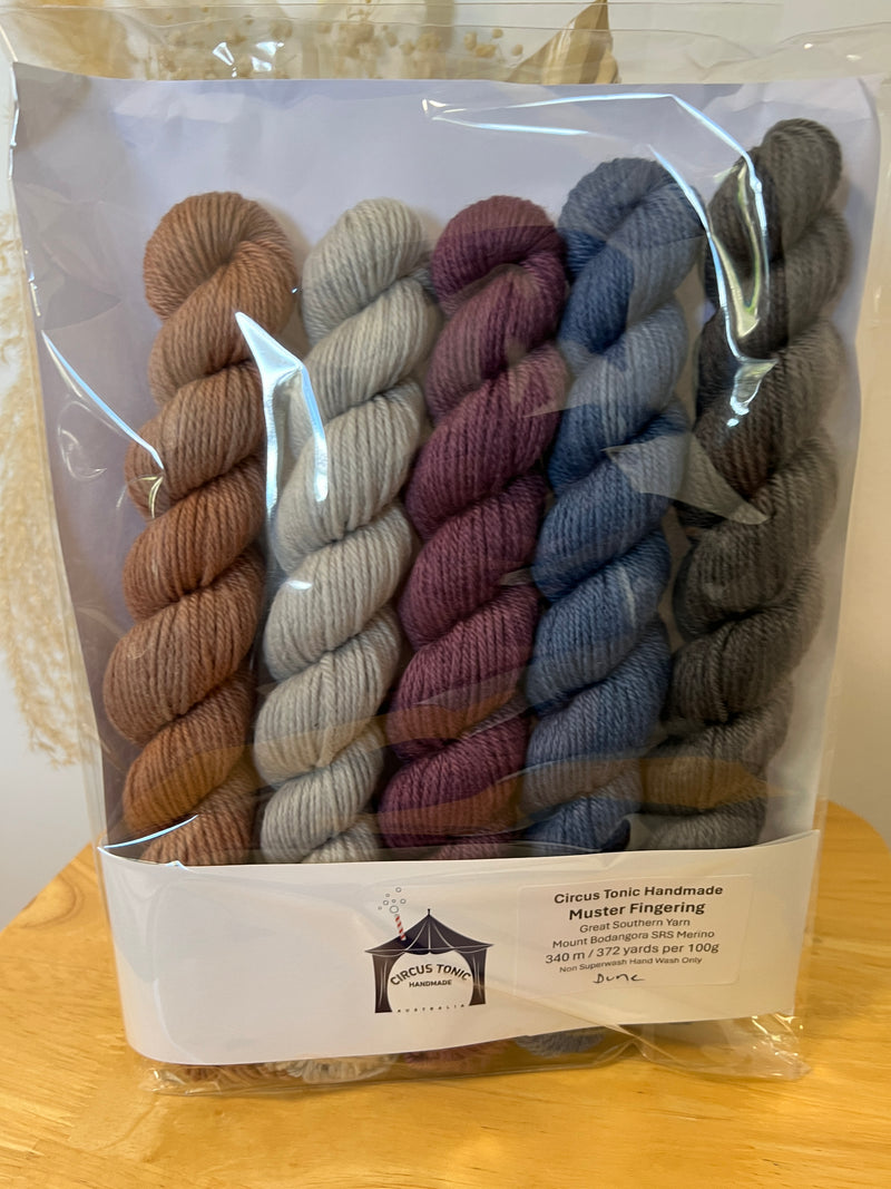 Dune - Muster Fingering Mini 125g Sets