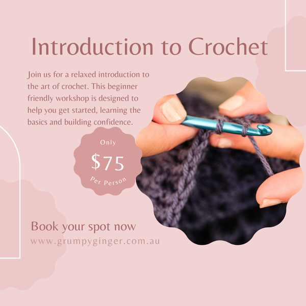 Introduction To Crochet - Saturday 1st March 9.30am-12.30pm