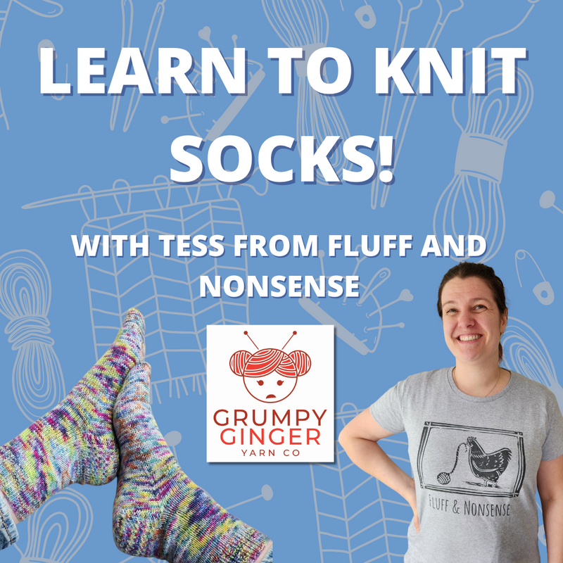 Basic Nonsense Socks with Tess from Fluff and Nonsense