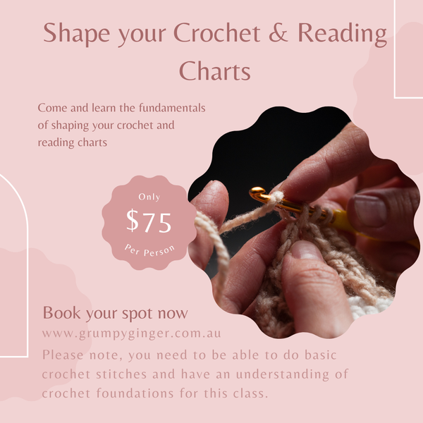 Shape your Crochet- Saturday 10th May 1pm-4pm