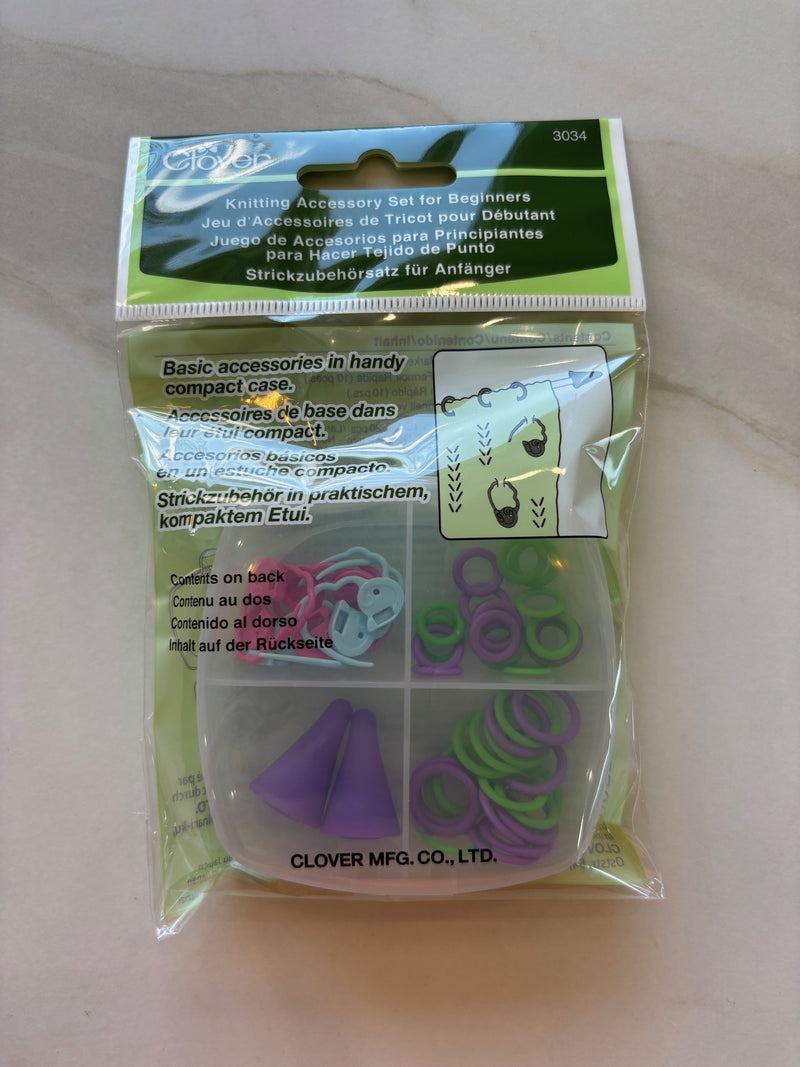 Clover Knitting Accessory Set for Beginners