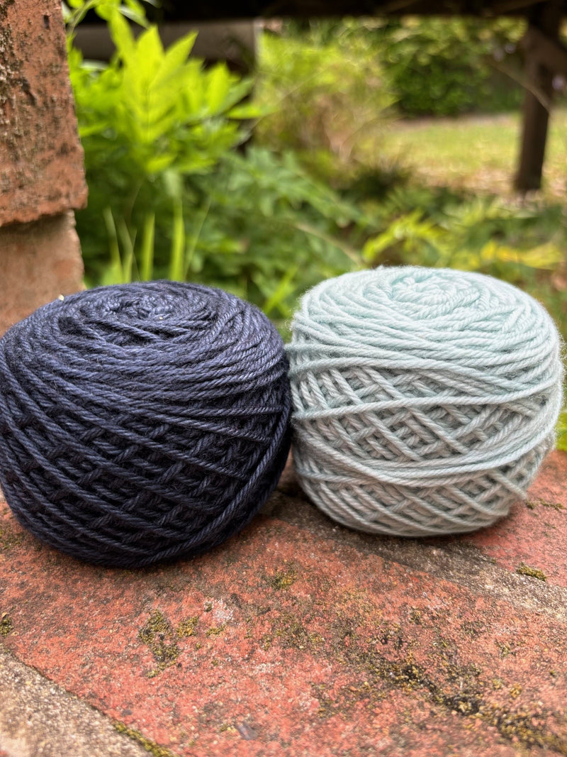 Steely + Favourite Blue -  2x 50g set - Squish DK