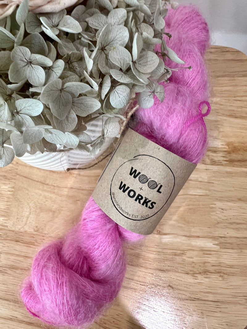 Tickled Pink - Lace Mohair Silk