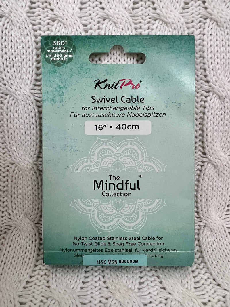 KnitPro Mindful Collection 360 Degree Swivel IC Cable