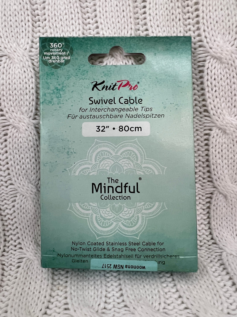 KnitPro Mindful Collection 360 Degree Swivel IC Cable