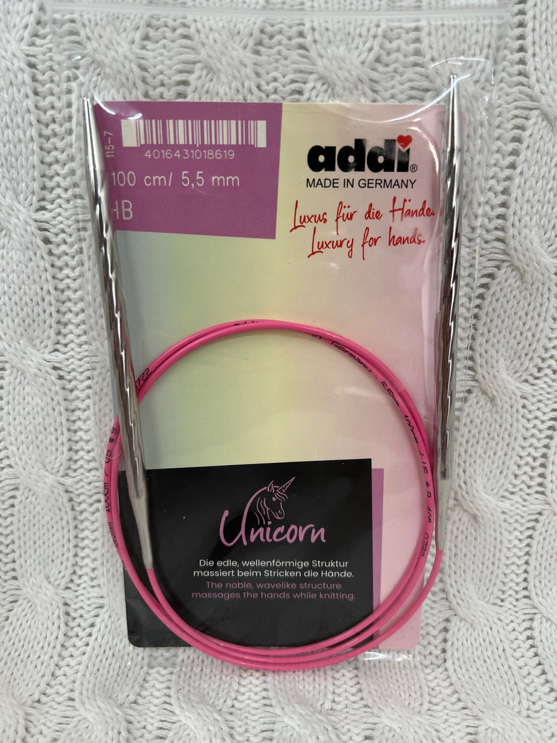 Addi Unicorn Circular Knitting Needle 100cm