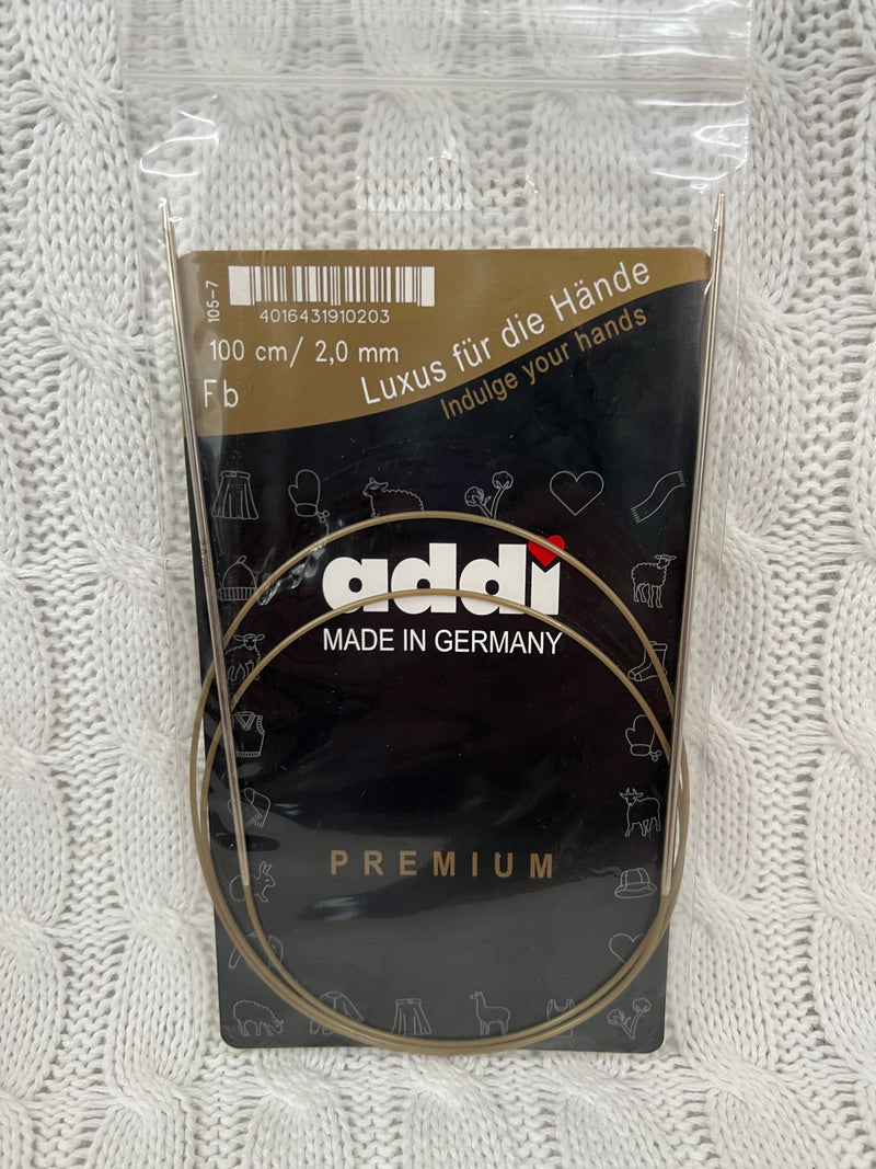 Addi Circular Needle Extra Long Premium 100cm