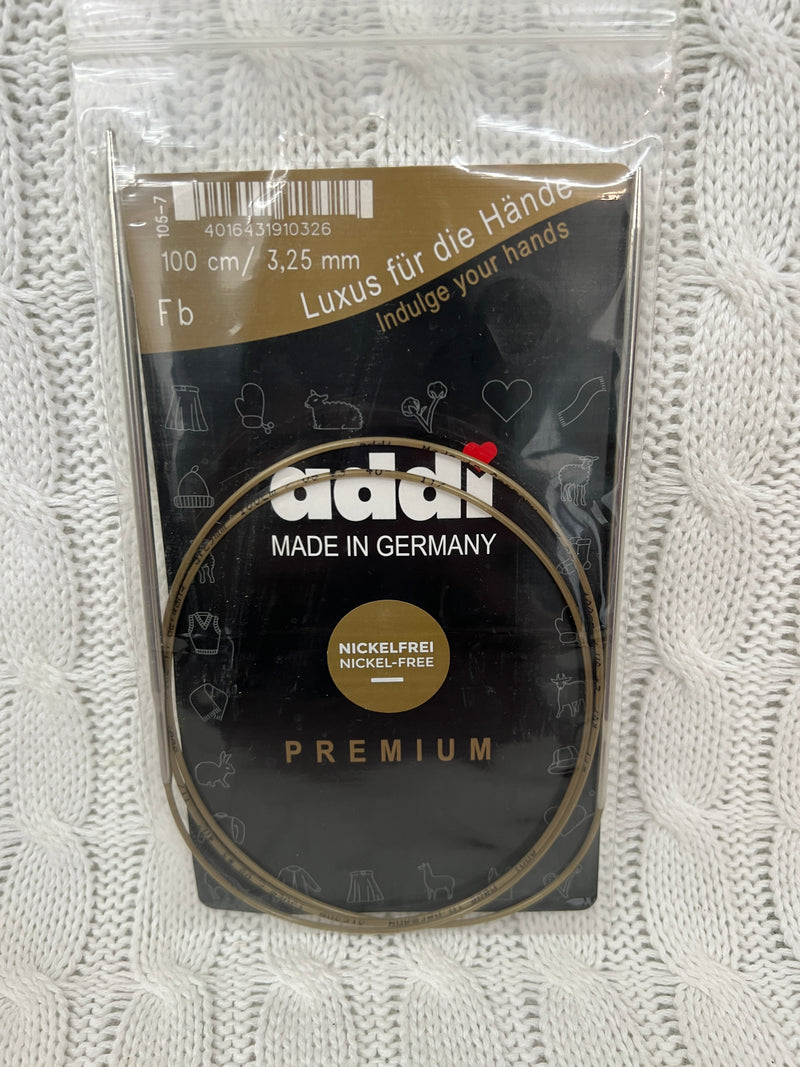 Addi Circular Needle Extra Long Premium 100cm